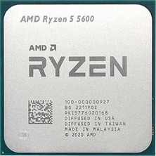 Amd Ryzen 5 5600 3.5ghz 32MB Am4 Tray (Fansız) (65W) Novga