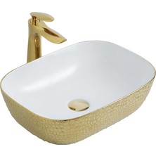 Paluci Jasmine Leopar Gold Lavabo