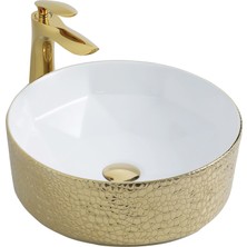 Paluci Melissa Leopar Gold Lavabo