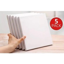 Ayrex 5 Adet 10X10CM Yüksek Kaliteli Boş Tuval Resim Tuvalı