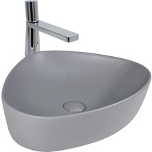 Paluci Doğa Multi Matt Light Gray Çanak Lavabo