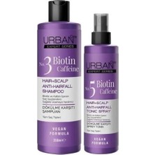 Ayrex Urban Care Expert Biotin&caffeine Dökülme Karşıtı Şampuan Saç Tonic Sprey 2'li Set