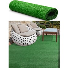 Ayrex Beylini Dekoratif Suni Çim Halı 7 mm Balkon Teras Bahçe Için Yapay Çimen Kaymaz Tabanlı