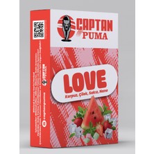 Yerli Captan Puma Love - Karpuz, Çilek, Sakız, Nane Aromalı Nargile Marmelatı 200GR.