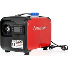 Sensation Sensatıon 5 Kw Webasto Muadili Taşınabilir Dizel Isıtıcı (12V-220V) Kırmızı