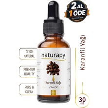 Ayrex Naturapy Karanfil Yağı (Clove Oil) Uçucu Yağ 30 ml Damlalıklı Cam Şişe