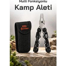 Badem10 Gerber BG 10 Fonksiyonlu Çok Amaçlı Kamp Aleti Çakı Pense Testere Açacak ve Tornavida Seti