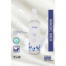 W-LAB Cosmetics Magic Milk Proteinli Saç Bakım Sütü - 200 ml, Tüm Saç Tipleri İçin Nemlendirici ve KeraTİN İçeren