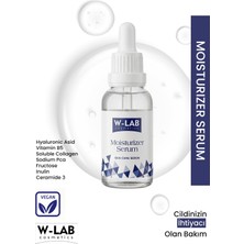 W-LAB Cosmetics Nemlendirici Serum Hyaluronik Asit İçerikli 30 ml Cilt Bakım Ürünü