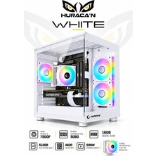 Huracan White-Ryzen 5-7500F-DDR5-16GB-RAM-512GBM.2 Nvmessd-8gb RTX5060-OEM Paket