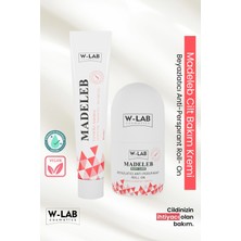 W-LAB Cosmetics Cilt Bakım Seti Madeleb Krem ve Roll On 2 Adet Kuru Ciltler İçin Özel Formül
