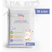 Ayrex Baby Me Bebek Temizleme Pamuğu 15X60 Adet