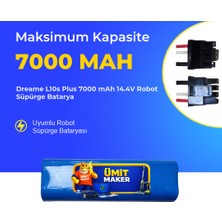 Ümit Maker Dreame L10S Plus 7000 Mah 14.4V Robot Süpürge Batarya