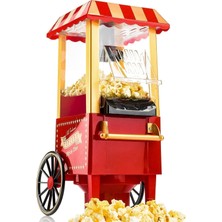 Ayrex Patlamış Mısır Makinesi – Yağsız ve Sağlıklı Popcorn Yapma Makinesi, 5 Dakikada Haz