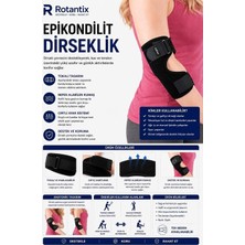 Ayrex Epikondilit Dirseklik Tenisçi Dirseği Bandajı Ayarlanabilir / Bedensiz, Epikondilit Bandı,