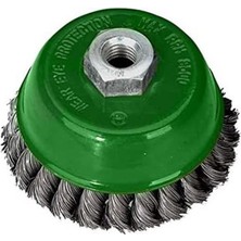 Ayrex Troy T 27707/65 Burma Telli Çanak Fırça, Gri/yeşil, 65 mm