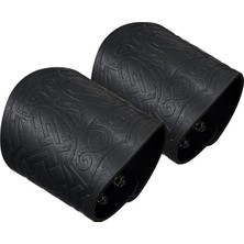 Ayrex Gelconnie Deri Gauntlet Bileklik Viking Deri Kol Koruma Ortaçağ Zırh Bracers Deri Kol Band�