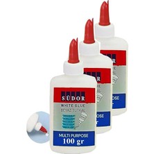 Ayrex Beyaz Tutkal 100 gr 3 Adet Südor Beyaz Mobilya Tutkalı 100 gr Ahşap Tutkalı Su Bazlı Çok