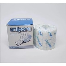Ayrex Unipore Fix Esnek Flaster Sabitleme Bandı 5 M x 5 cm 10 Adet