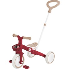 Globber Learning Trike 3in1 Plus Ecologic Bisiklet - Vintage Kırmızı