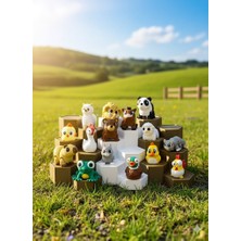 Ayrex Sevimli Hayvan Figürleri / 15'li Paket / Organik, Hareketli, Eklemli ve Eğitici / 5-7cm