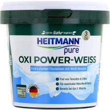 Ayrex Heıtmann Pure Beyaz Çamaşırlar Için Özel Doğadan Esinlenilmiş Toz Deterjan 500G