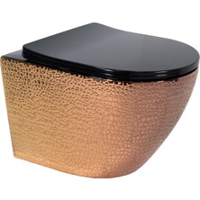 Paluci Jasmine Rose Gold Kanalsız Asma Klozet