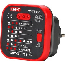 Ayrex UT07B-EU Soket Test Cihazı