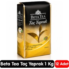 Beta Tea Taç Yaprak Siyah Çay 12X1 kg