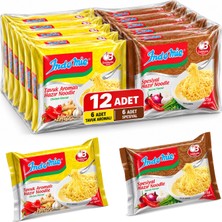 Indomie Noodle Spesiyal 75 gr - Tavuklu 70 gr 12 Li Karma Paket