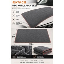 Neler Geldi Neler 70X50 cm Büyük Boy Mikrofiber Oto Yıkama ve Araba Kurulama Bezi Ekstra Su Emici Temizlik Bezi