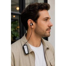 Ayrex Titreşimli Kablosuz Makaralı Kulaklık Titreşimli Bluetooth Kulaklık 15 Saat