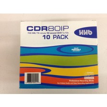 Ayrex Hhb Yazdırılabilir Cdr 80 700MB Disk (10'lu Paket Fiyatı)