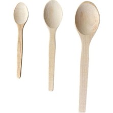 Ayrex Mobilreyon 3 Parça Ahşap Kaşık Seti, 20-23 - 27 cm Boylarında 3 Adet Tahta Kaşık