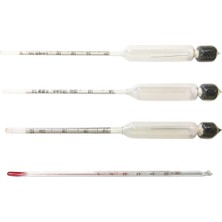 Ayrex Aek-Tech 3'lü Set Termometreli Alkolmetre 0-40-70-100
