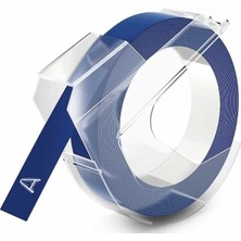 Ayrex Dymo 3D Kabartma Şerit 9mm x 3mt Mavi