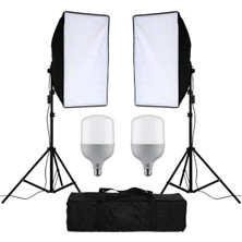 Ayrex Hlypro 50X70CM Softbox Çiftli LED Işıklı