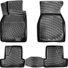 Ayrex Rizline Renault Megane 2 2002-2009 / Hatchback Ile Uyumlu 3D Araca Özel Havuzlu Paspas Bmy