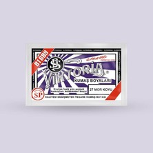 Ayrex Viktoria Kumaş Boyasi 27 Mor Koyu - (3 Paket Boya + 2 Paket Fiske)
