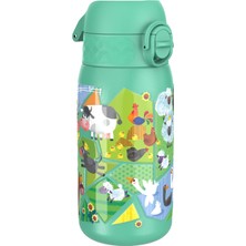 Ayrex Paslanmaz Çelik Çocuk Suluk - Çiftlik Hayvanları - 400 ml - Sızdırmaz