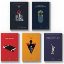 Distopya Seti (Fahrenheit 451, Cesur Yeni Dünya, Yüksek Şatodaki Adam, 1984, Biz)