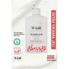 W-LAB Cosmetics W-LAB Madeleb Cosmetics  250 ml Intim Yıkama Jeli Hassas Ciltler İçin Ferahlatıcı ve Rahatlatıcı Özellik