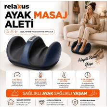 Ayrex RLX10 Isıtmalı Ayak ve Bacak Masaj Aleti Ayak Masaj Cihazı 20 Temas Noktalı Antibakteriyel