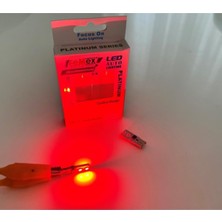 Ayrex Femex Ampul Platinum Kırmızı T10 4 Smd 3030 Chip LED Aktif Canbus