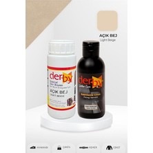 Ayrex Derby Special Açık Bej Deri Boyası ve Cilası 100 ml - 2'li Set Mont Eşya Çanta Deri Boya