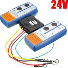 Ayrex 24 Volt Vinç Uzaktan Kumanda Seti Çift Kumandalı / 25 Metre Menzil, Klipsli Taşıma, Renkl