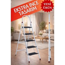 ZE Zigana Ev Gereçleri Premium 5 Basamaklı Özel Tasarım Ince Merdiven