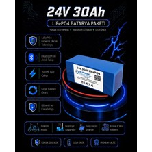 24V 30AH Lifepo4 Tekerlekli Sandalye Aküsü