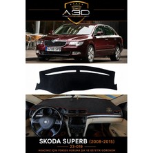 A3D Torpido Koruma Skoda Superb (2008-2015) Torpido Korumasi Koruyucu Kilifi Halisi Örtü Gögüs Panel
