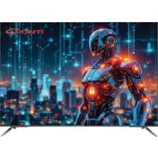 Ayrex Conti 55” 4K Ultra Hd Google Tv (CT55GT300U), Dolby Vision & Atmos, Çerçevesiz, Hdr, Dahil